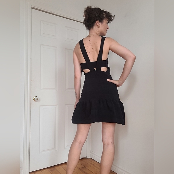 Sandro Elegant Black Sleeveless Dress - Picture 7 of 10